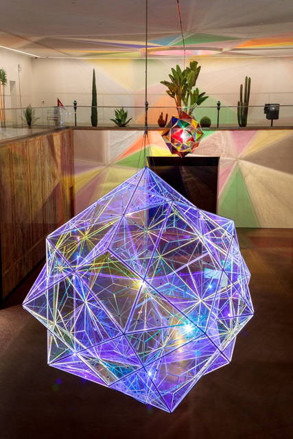 Yellow atmosphere projector, 2018 - Marciano Art Foundation, Los Angeles – 2018 - Photo: Jens Ziehe