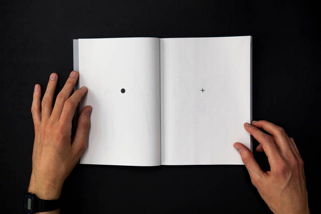 Spread from Never Known but Is the Knower / Jamais connu, il est le connaissant, edited by William Stewart / Studio Olafur Eliasson, Berlin 2014