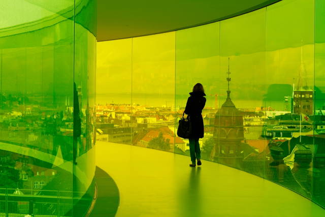 Your rainbow panorama, 2011 - ARoS Aarhus Kunstmuseum, Denmark – 2011 - Photo: Thilo Frank / Studio Olafur Eliasson