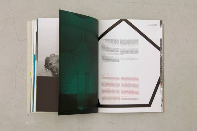 Spread from Chaque matin je me sens différent, chaque soir je me sens le même, edited by Angeline Scherf, Paris 2002