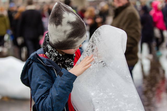 Ice Watch, 2014 - Bankside, outside Tate Modern, London – 2018 - Photo: Charlie Forgham-Bailey