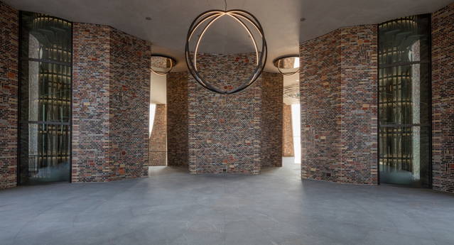 Fjordenhus, 2018 meridian (2018) installed in Fjordenhus, 2018 - Vejle, Denmark - Photo: Anders Sune Berg