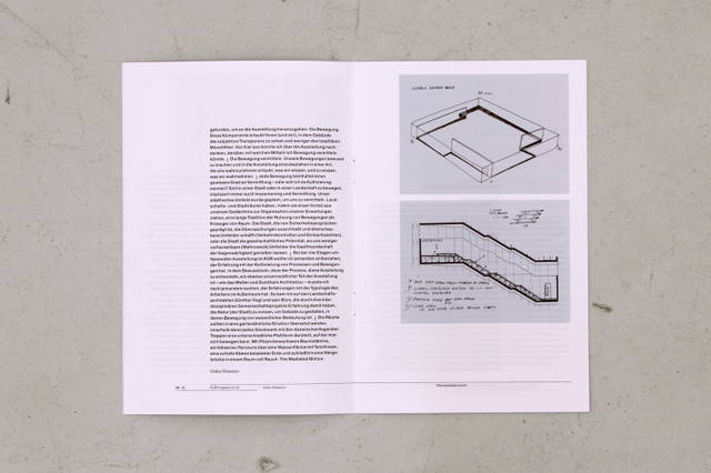 Invitation for The mediated motion, Kunsthaus Bregenz, 2001