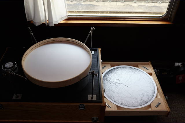 Connecting cross country with a line, 2013 - Photo: Alayna Van Dervot