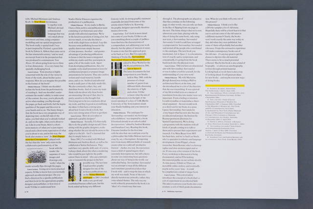 Mediating Experience: A conversation between Olafur Eliasson and Luca Cerizza