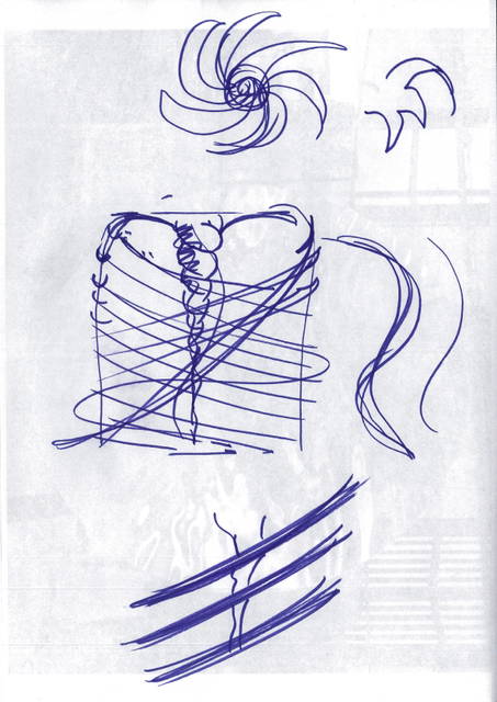 Sketch for Wirbelwerk, 2012